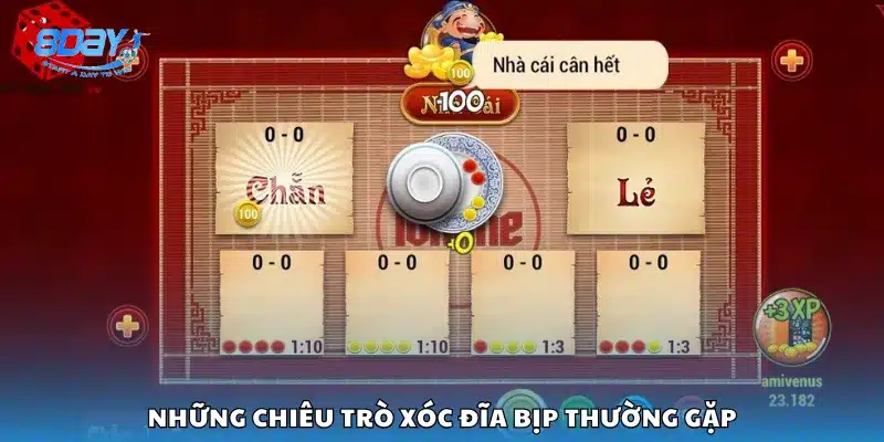 Những chiêu trò xóc đĩa bịp thường gặp