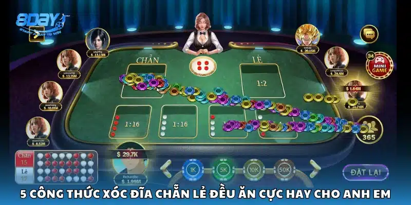 Top 5 công thức xóc đĩa chẵn lẻ đều ăn dễ áp dụng