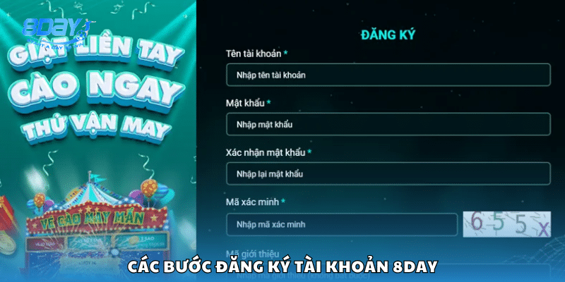 Hướng dẫn chi tiết quy trình mở tài khoản 8 Day