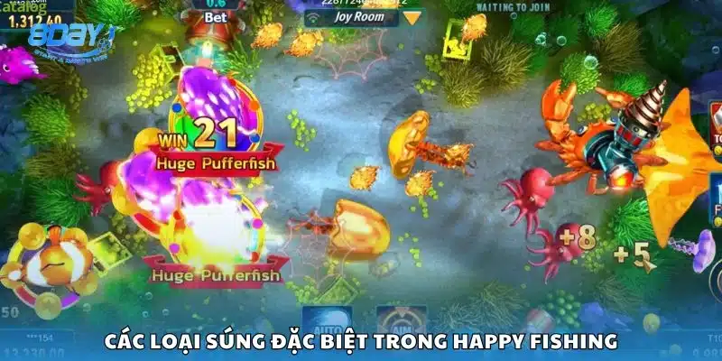 Các loại súng đặc biệt trong Happy Fishing
